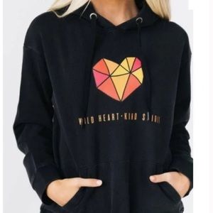 ZYIA Wild Heart Diamond Hoodie Sweatshirt